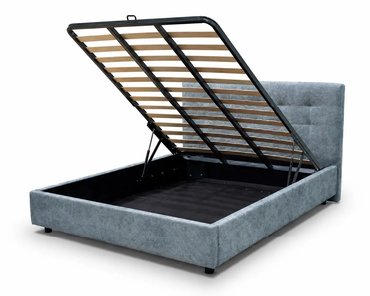Sommier coffre + tête de lit Lysia