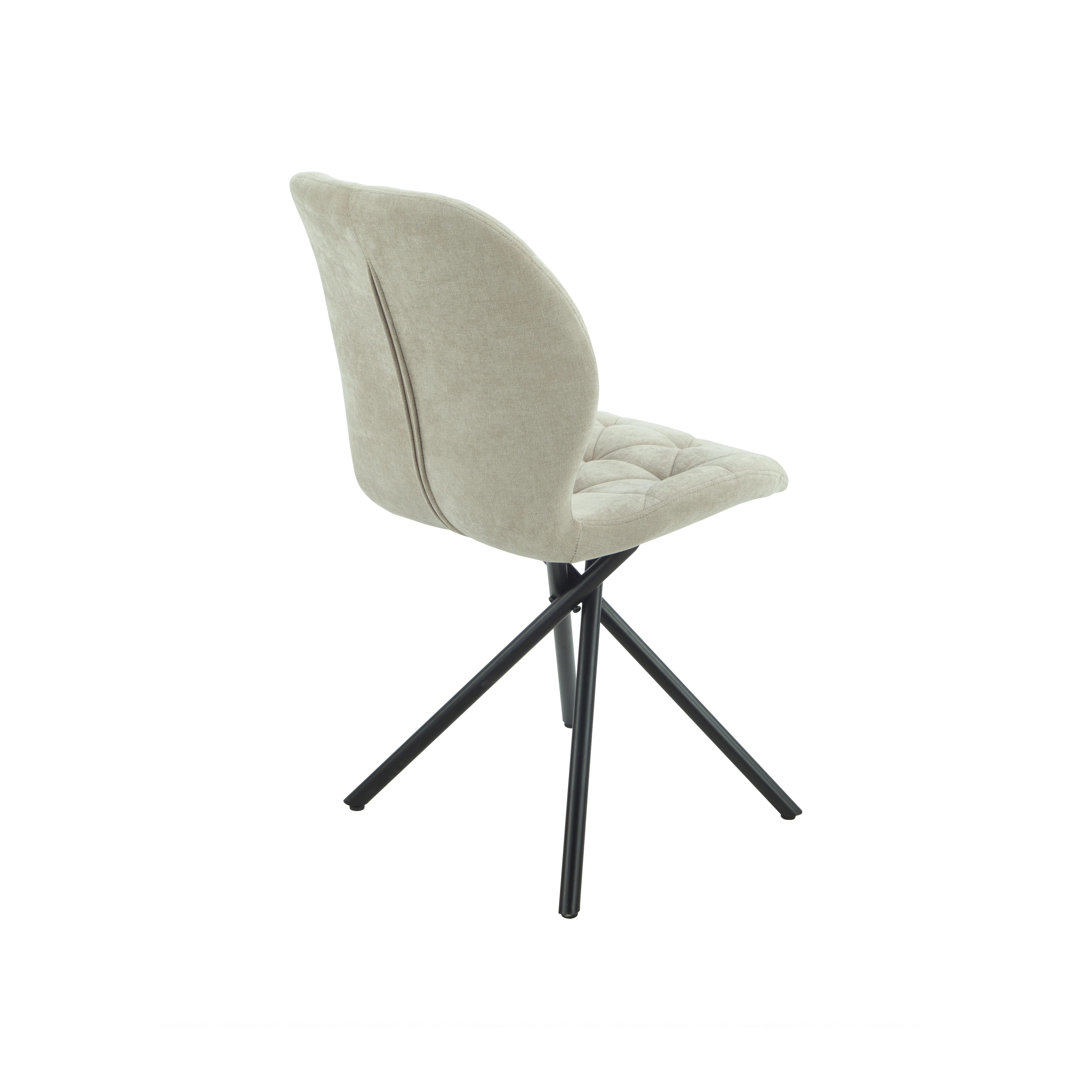 Chaise pivotante beige