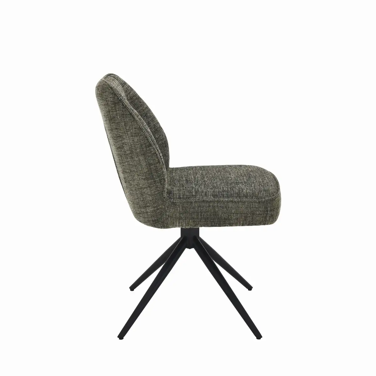 Chaise pivotante verte