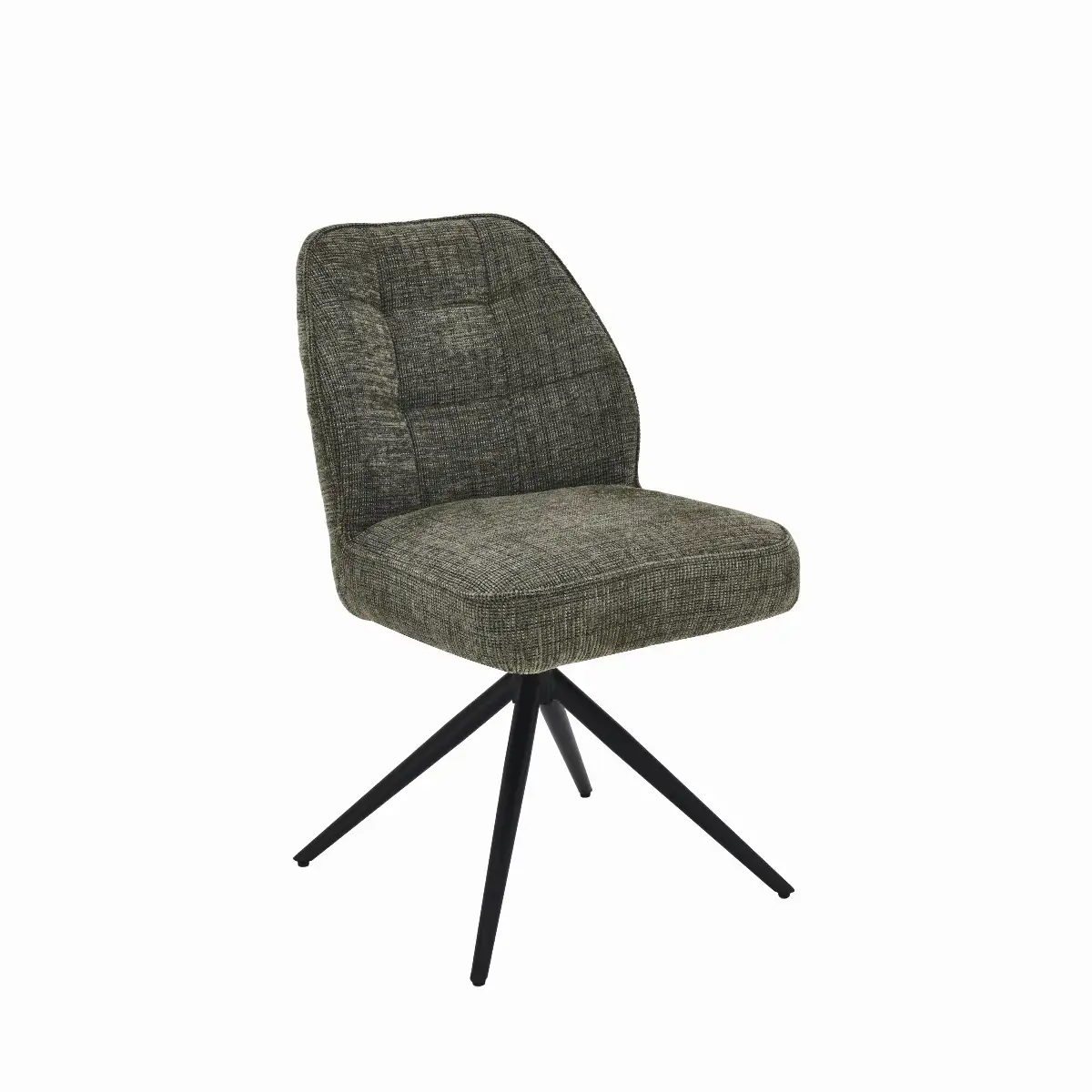 Chaise pivotante verte