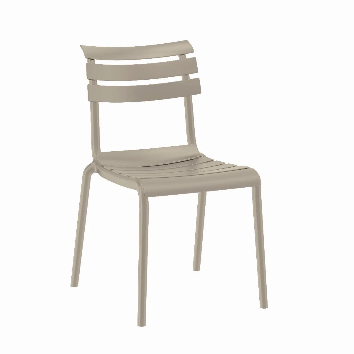 Chaise empilable beige