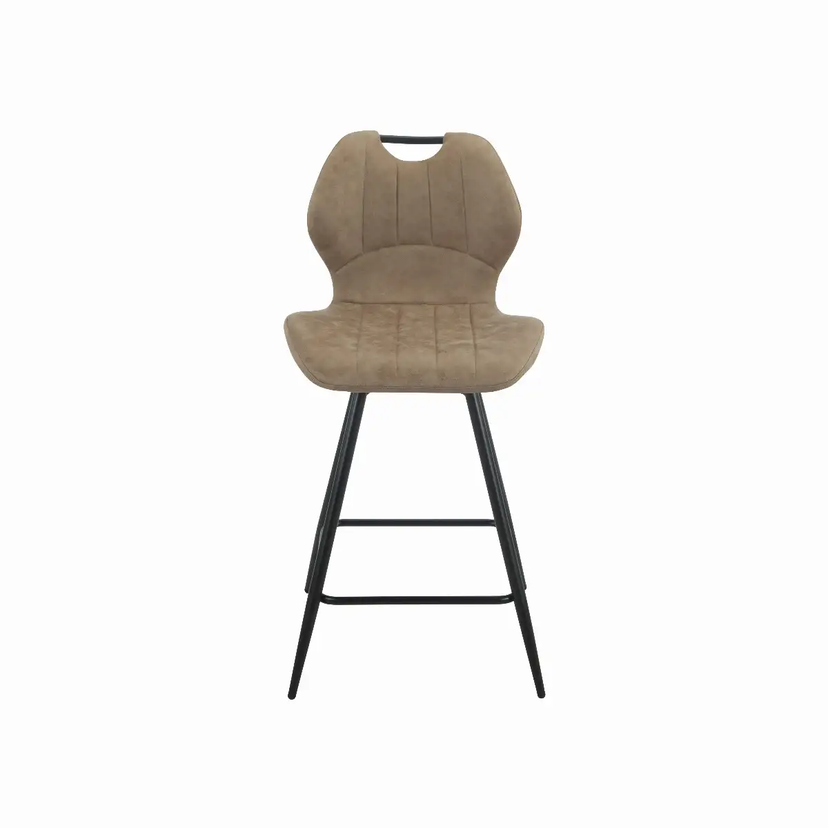 Chaise de bar camel