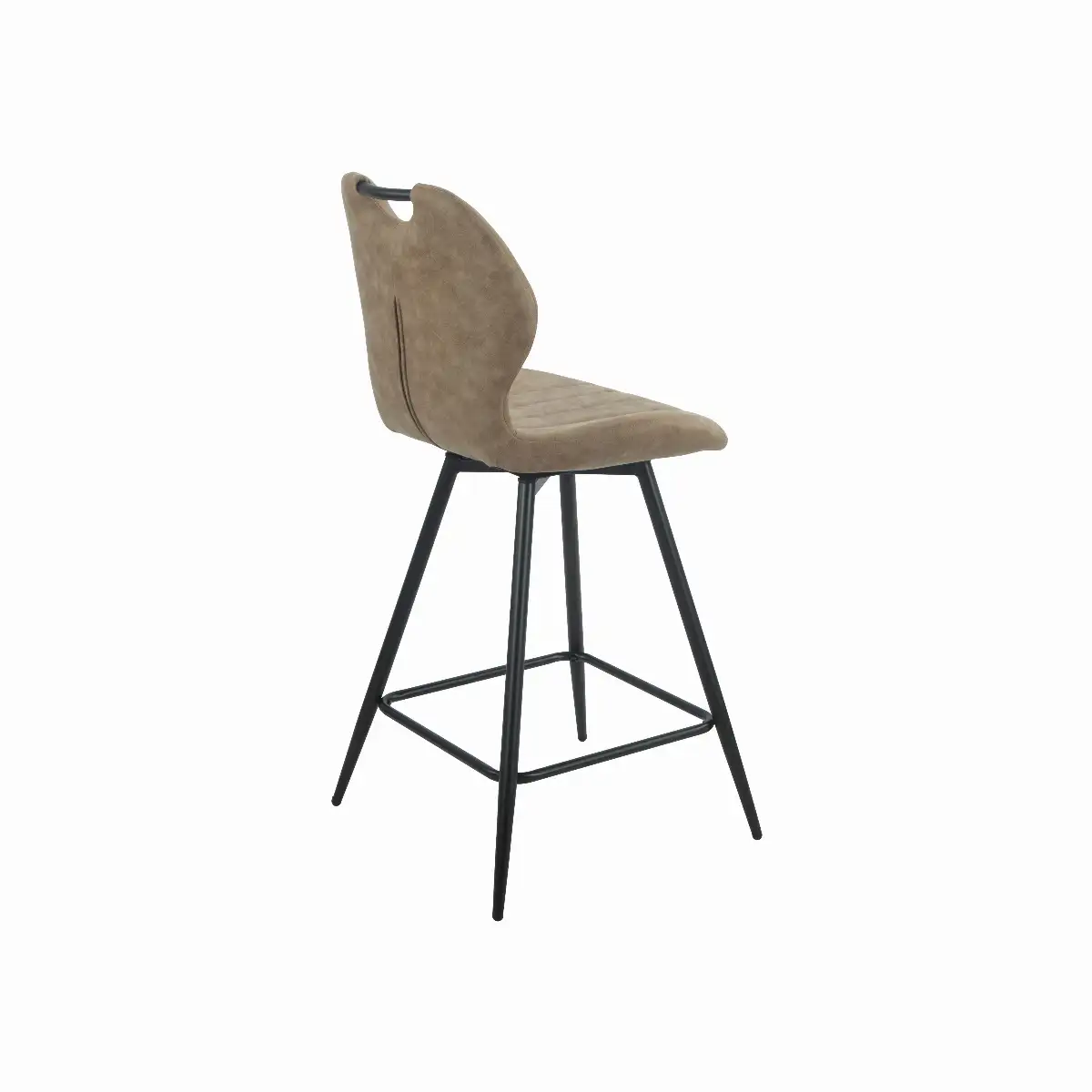 Chaise de bar camel