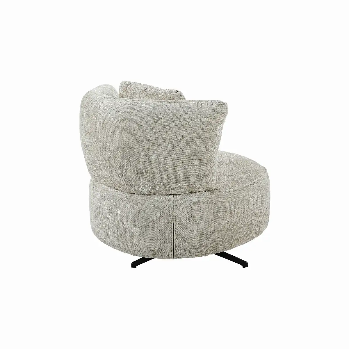 Fauteuil pivotant beige