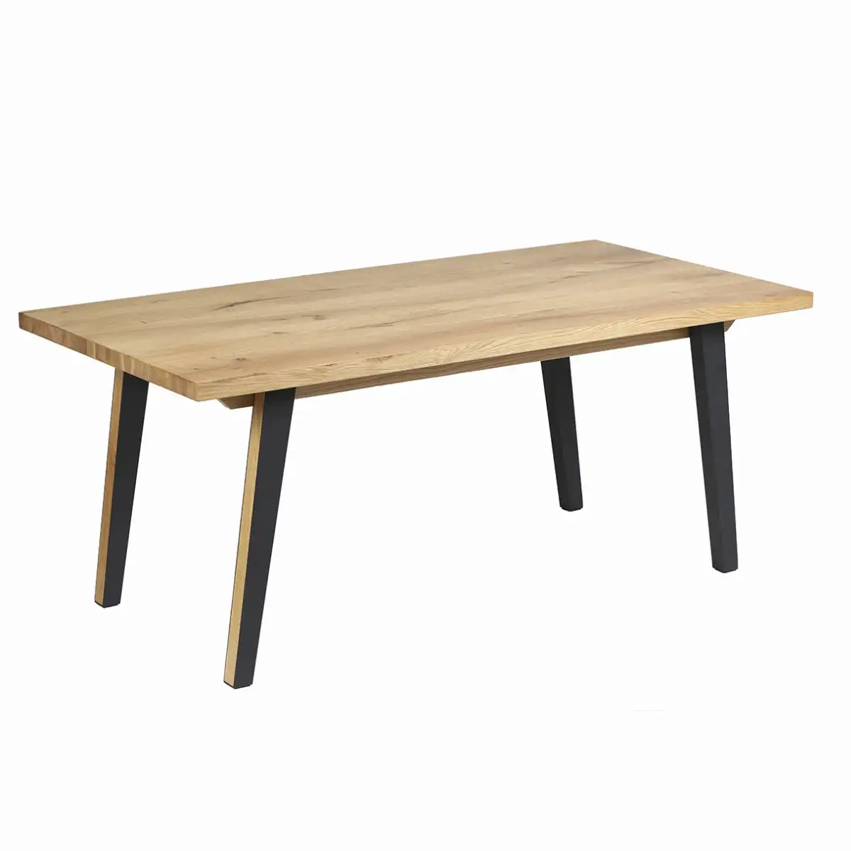 Table plaquée chêne 180 cm