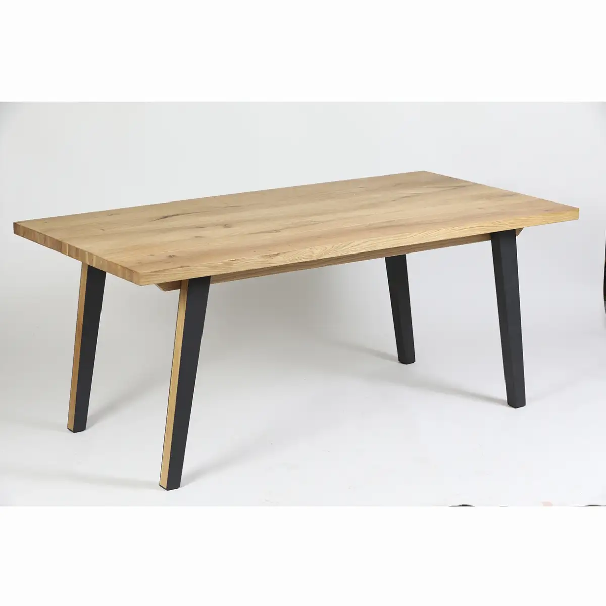 Table plaquée chêne 180 cm