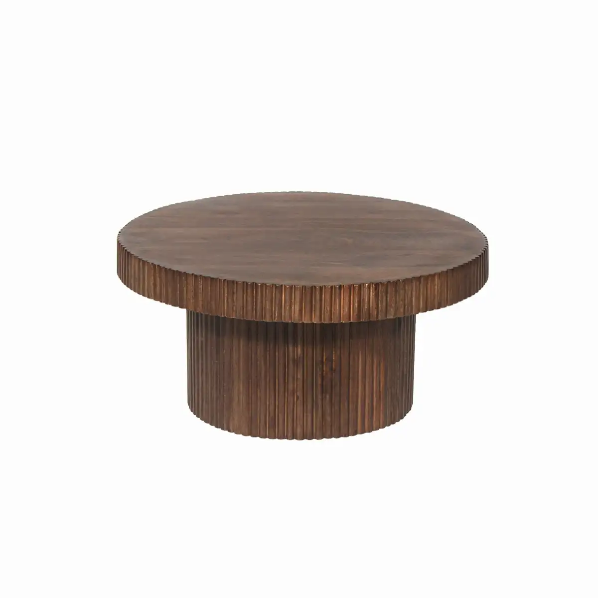 Table basse manguier noyer