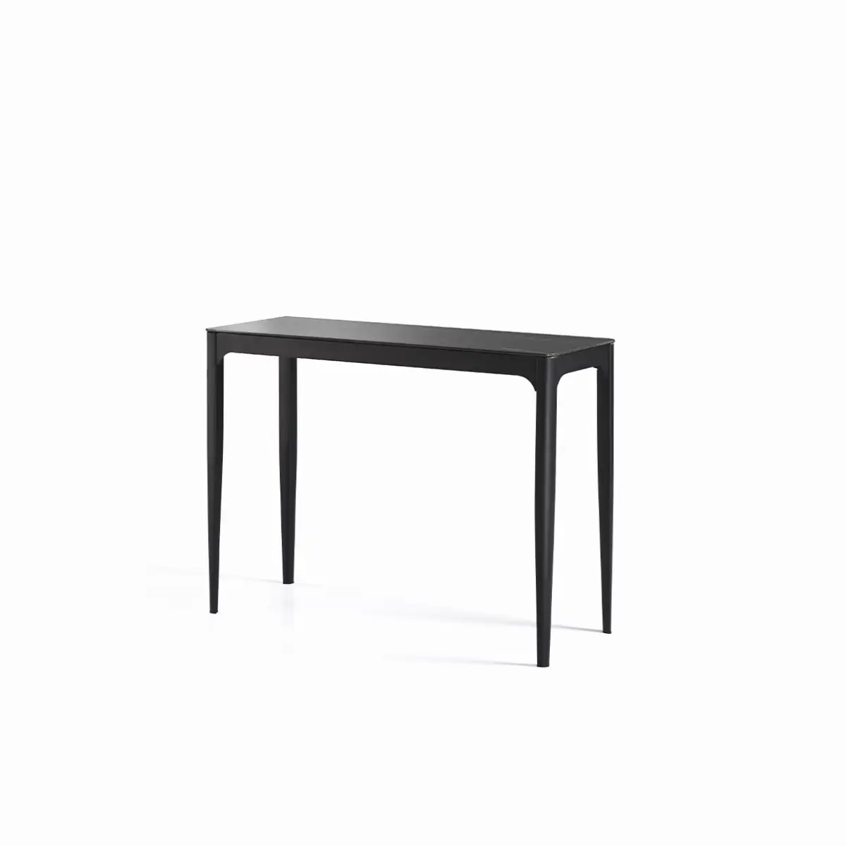 Console céramique noir marbré