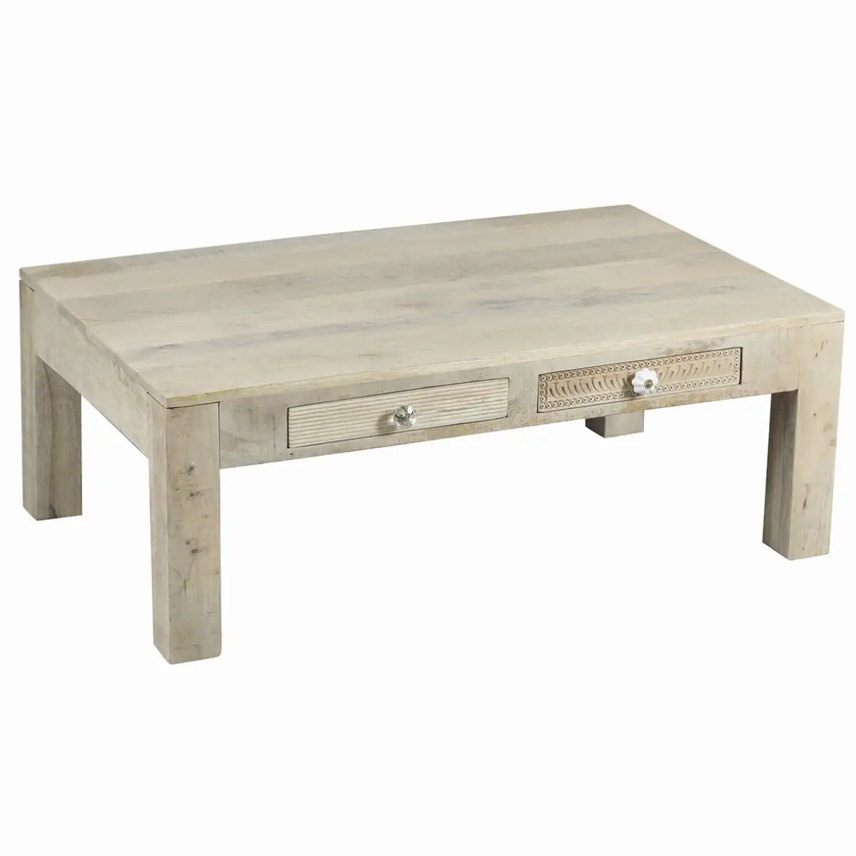 Table basse manguier clair