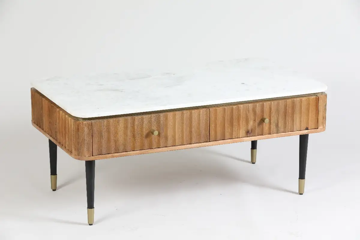Buffet manguier et marbre